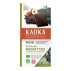 Chocolate negro 66% con avellanas KAOKA