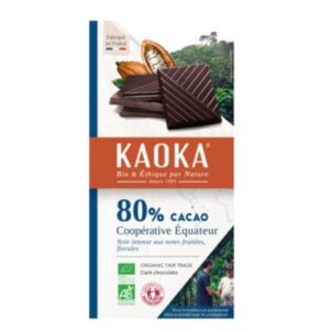 Chocolate negro 80% KAOKA