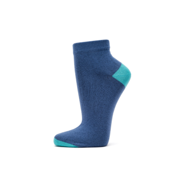 calcetines azules algodón orgánico