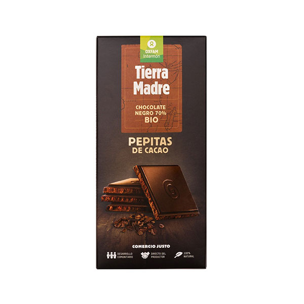 chocolate negro pepitas