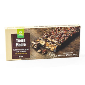 Turrón guirlache con sésamo