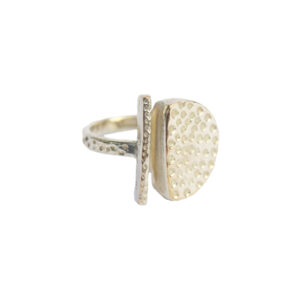 anillo plateado comercio justo